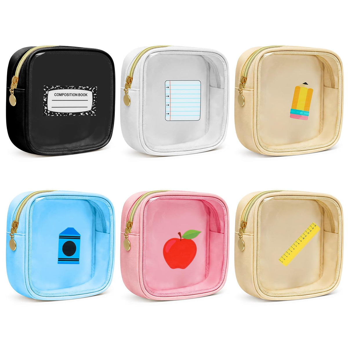 Sanwuta clear makeup bag set for quick access and organized travel