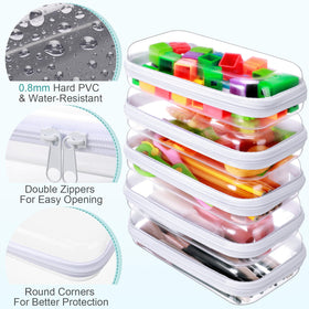 Sanwuta clear toiletry organizer pouch keeps essentials visible and protected.