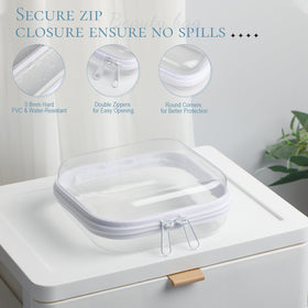 Sanwuta compact 5x5x2 inch size ideal for travel organization.