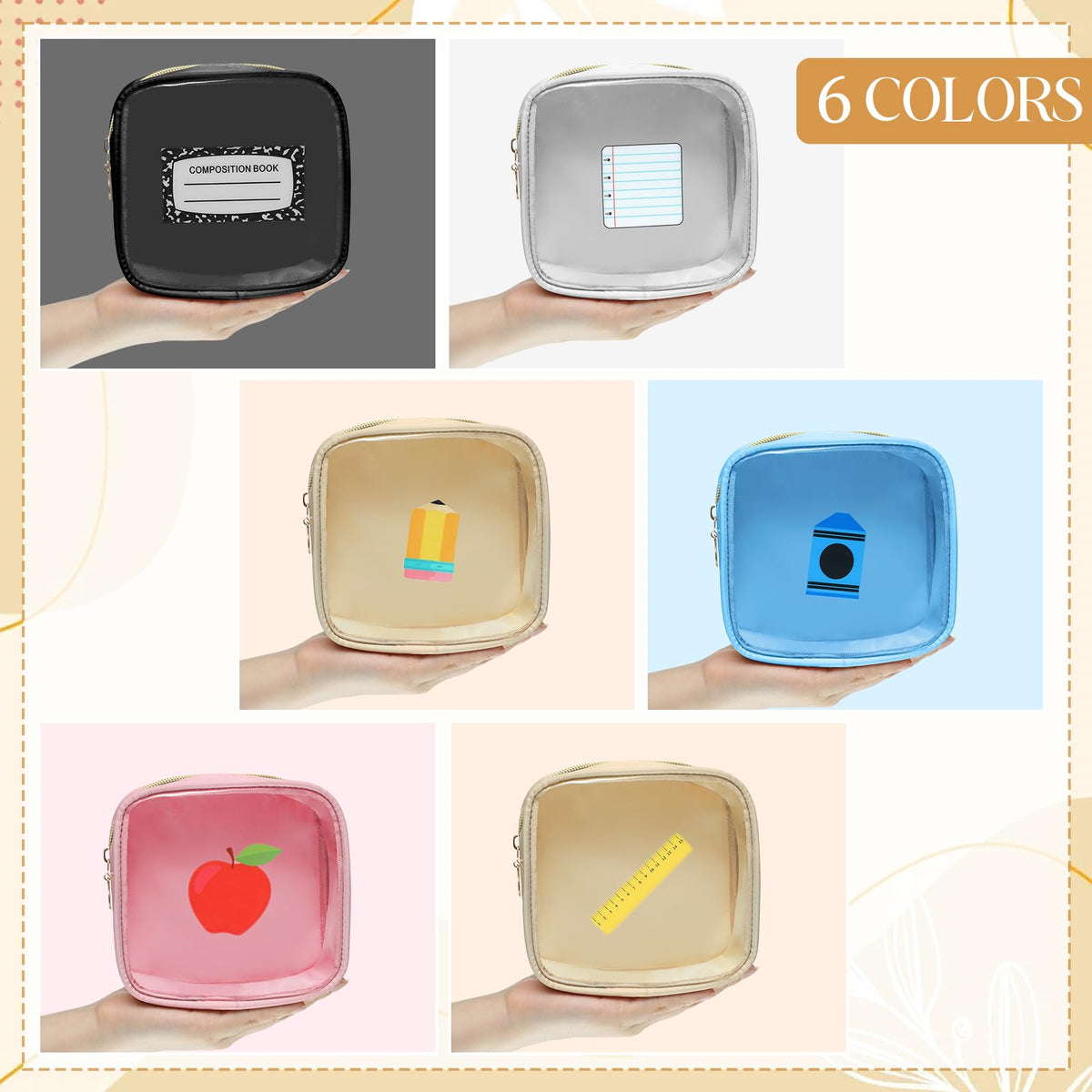 Sanwuta mini makeup bags offer compact daily essentials storage