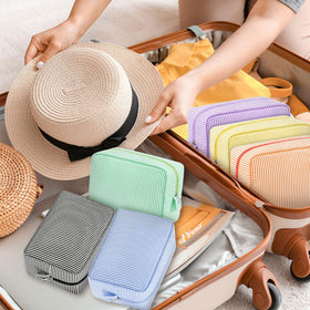 Sanwuta preppy storage bag set; versatile storage for cosmetics and skincare