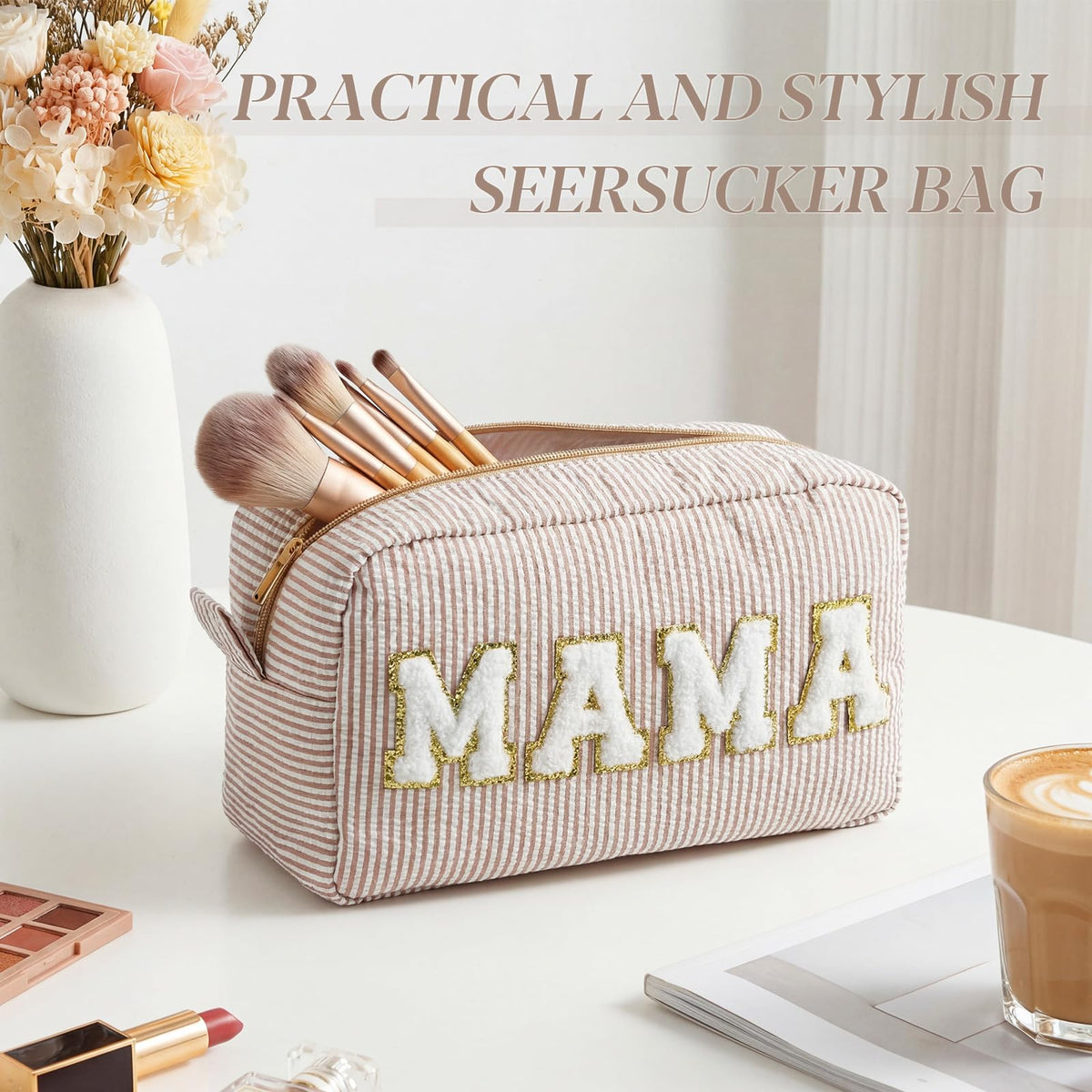 Sanwuta seersucker travel-friendly size fits into larger bags