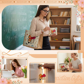 Sanwuta makeup pouch from teacher gift set ideal for cosmetics and small items.