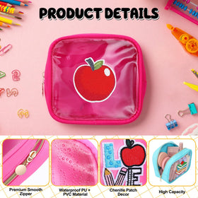 Sanwuta transparent PVC bags resist moisture and wipe clean for travel.