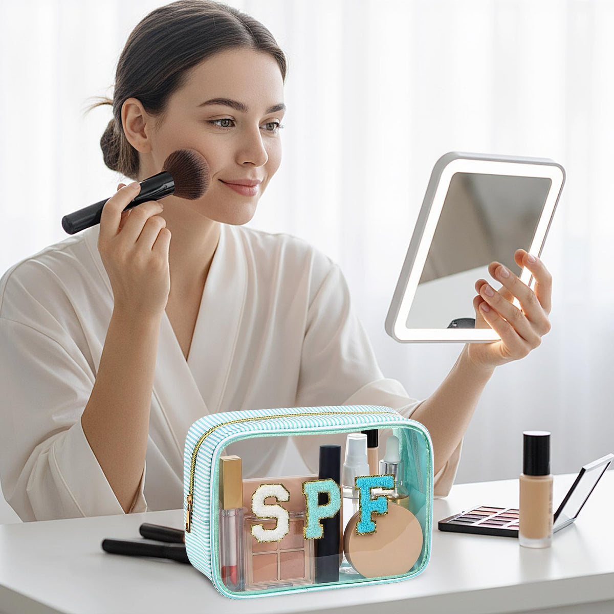 Sanwuta transparent design for quick visibility of contents during travel
