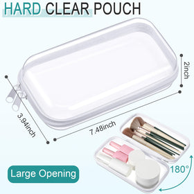 Sanwuta transparent makeup bag pouch ideal for cosmetics on the go.