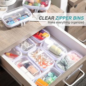 Sanwuta travel toiletry and cosmetic storage keeps essentials organized.