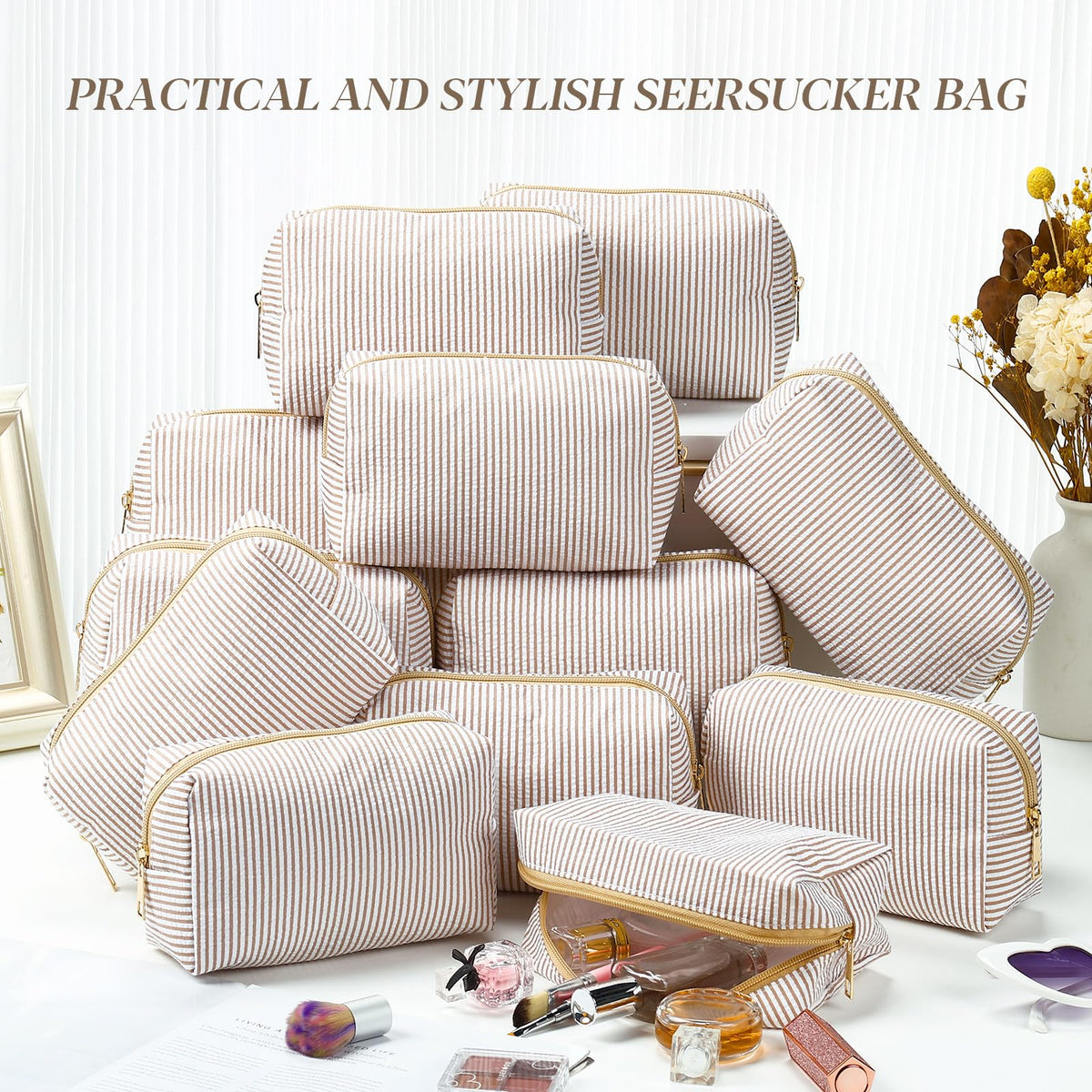 Sanwuta wedding bridesmaid-favor bags add a chic touch to events