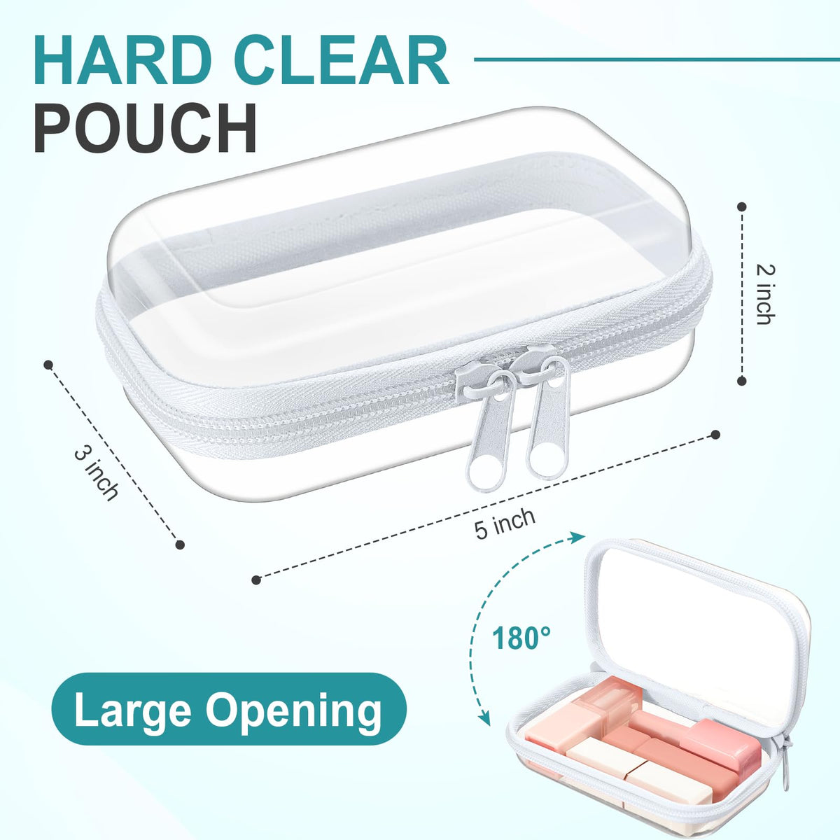Sanwuta XS clear case with PVC material offers durable daily use.