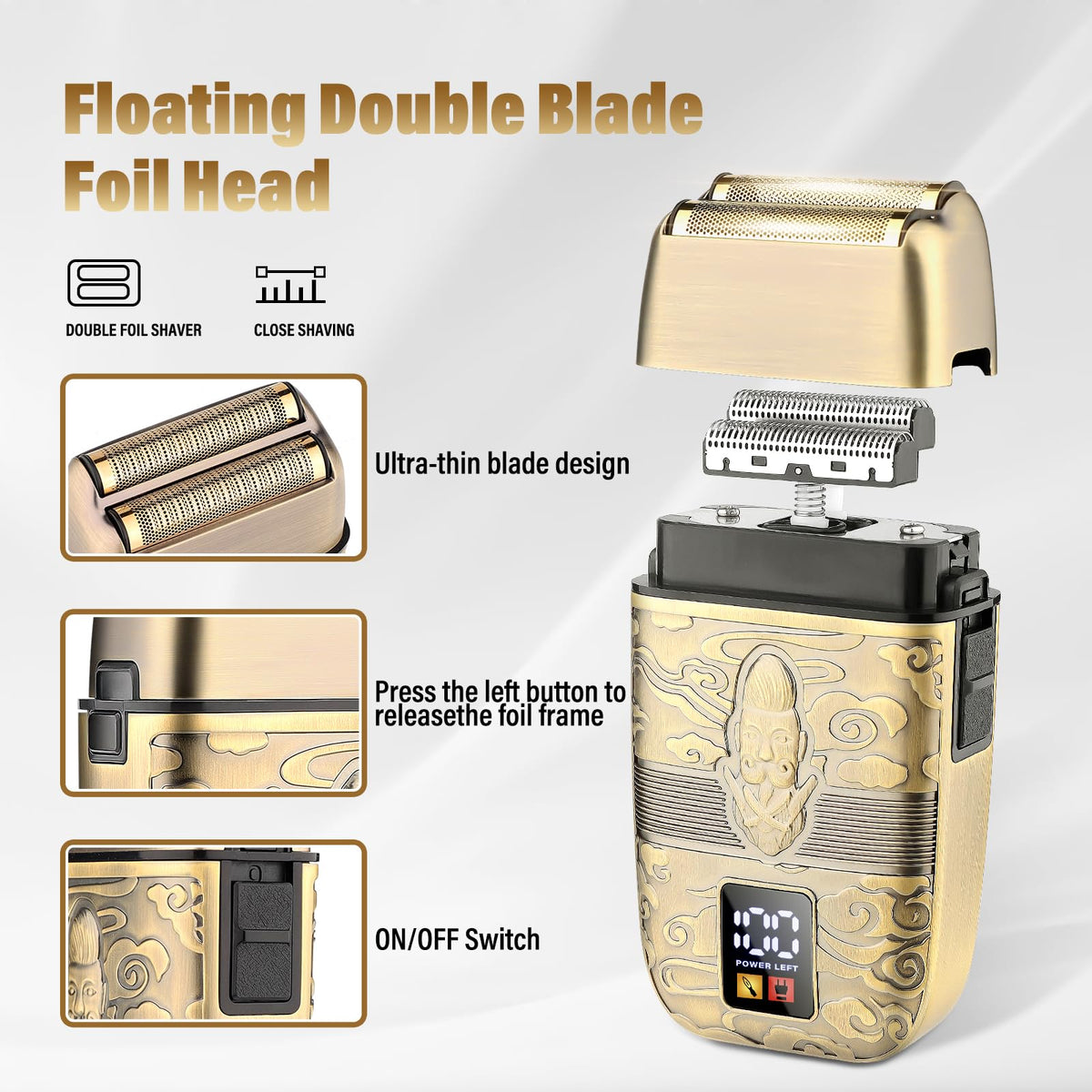 Saoilli cordless hair clipper for flexible home or travel use