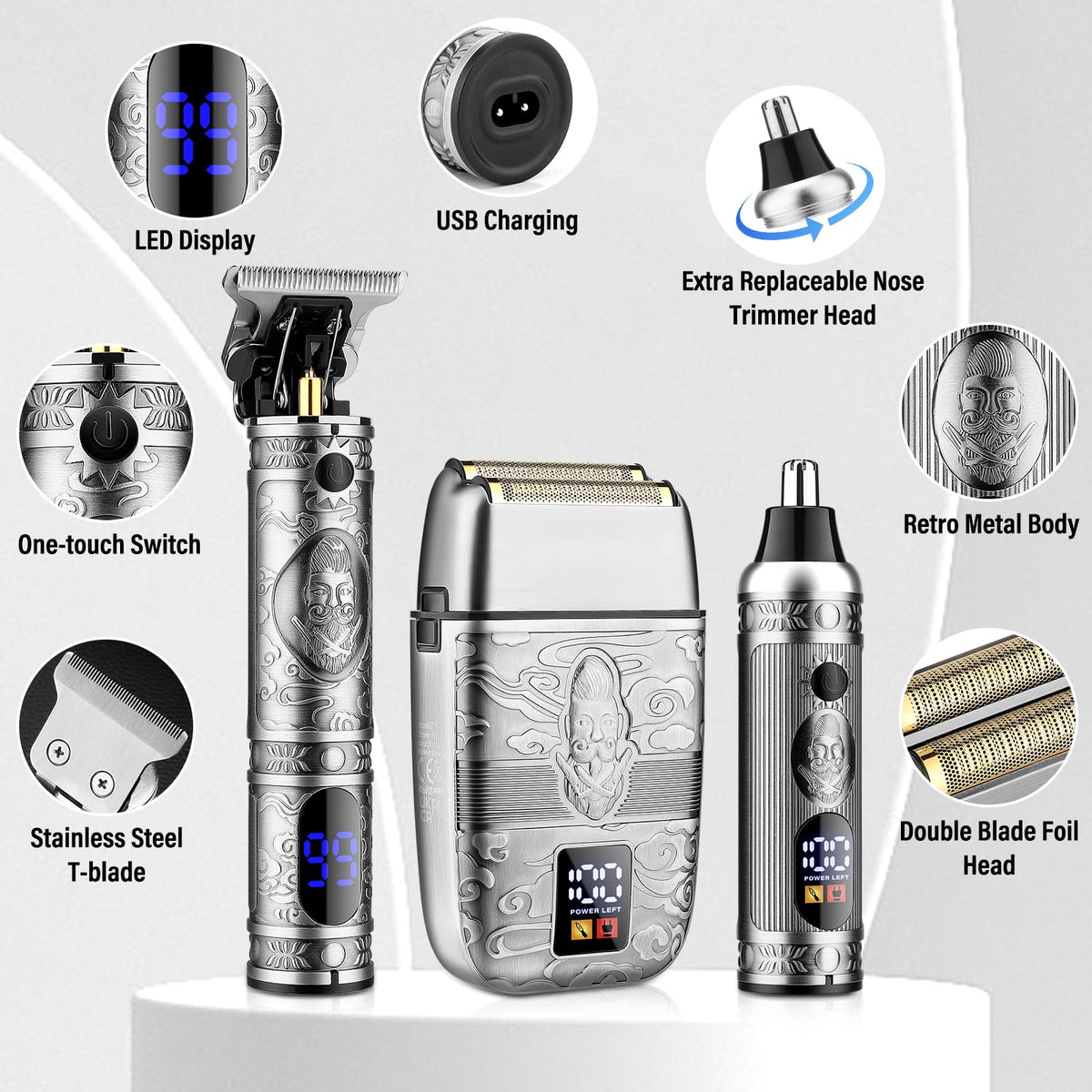 Saoilli cordless trimmer combo showing versatility and portability