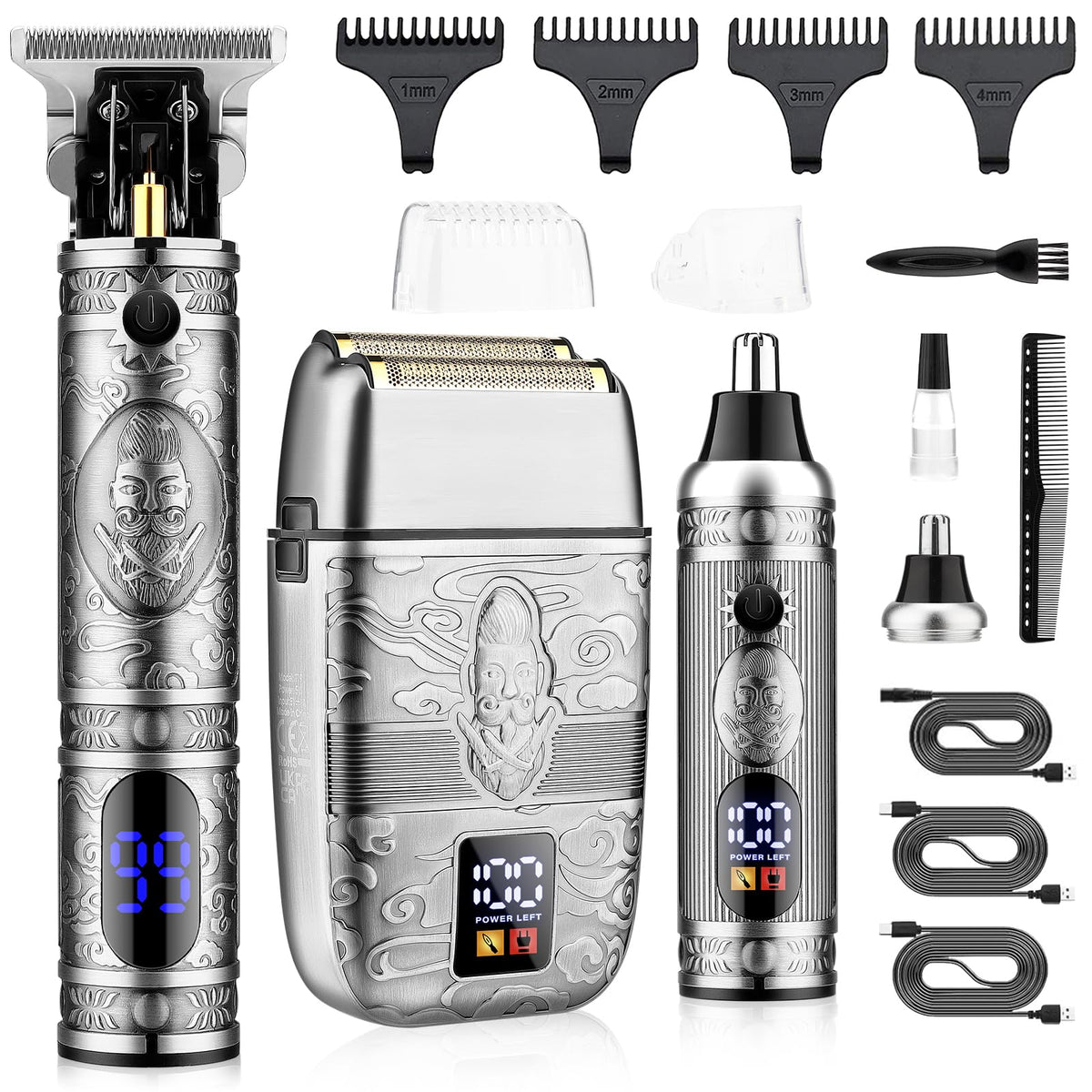 Saoilli professional hair clipper in use, offering precise cut opportunities for clean results