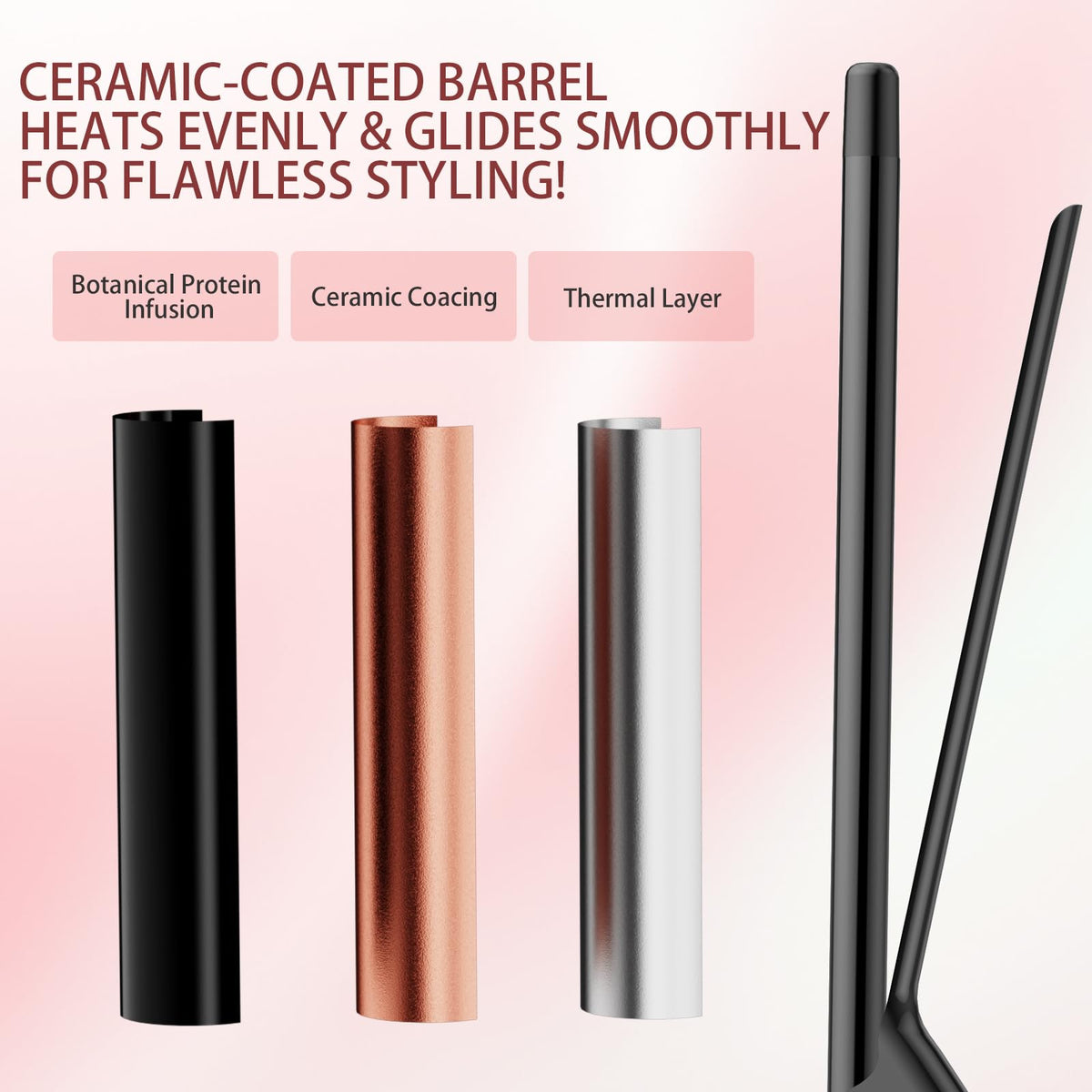 SAOSA five heat settings for different hair types and preferences.