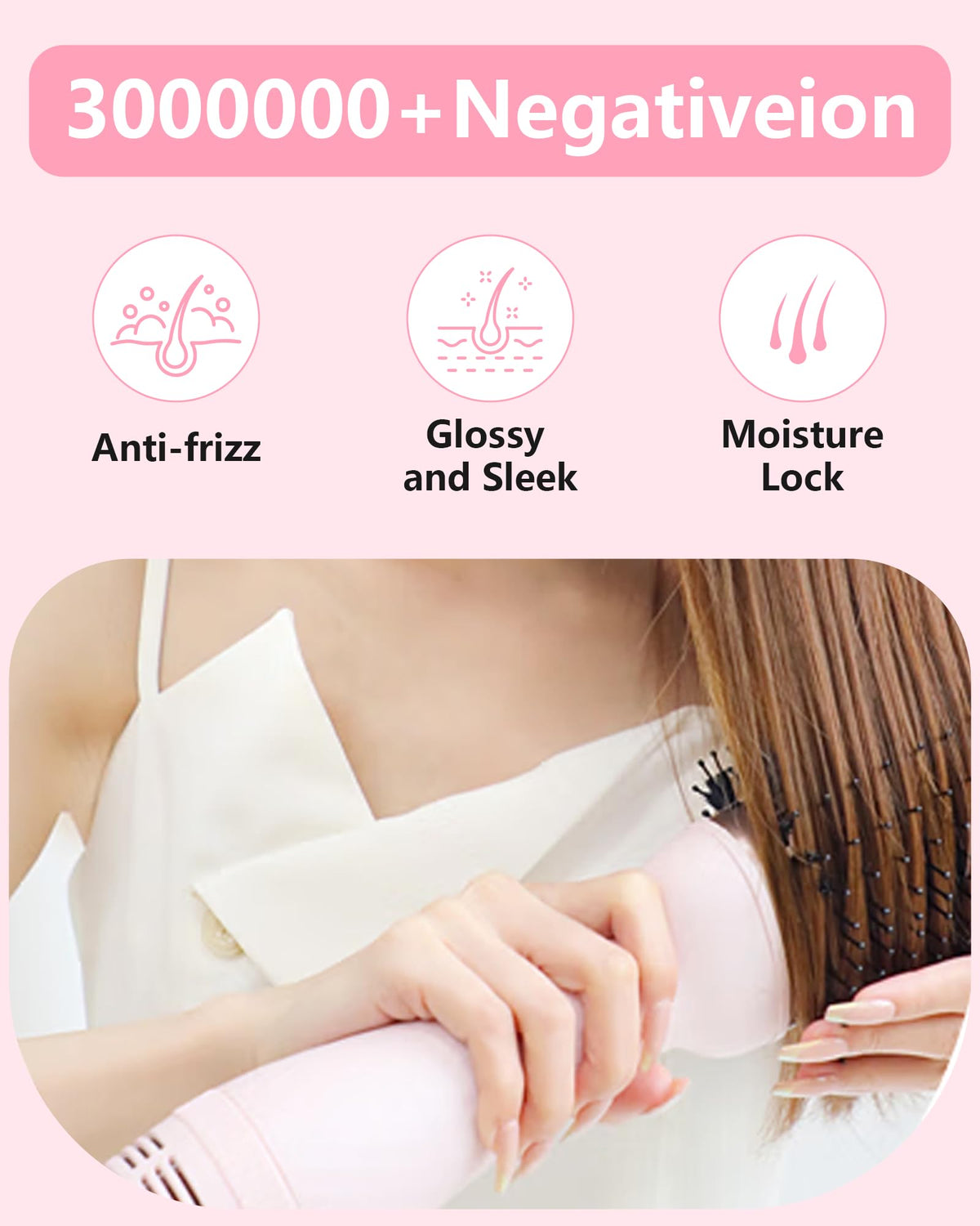 SAOSA oval-design brush with 360 airflow to lift roots and shape hair