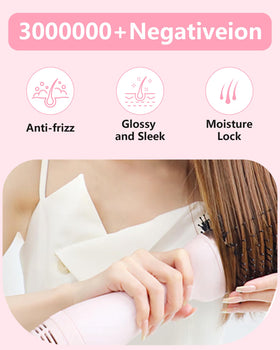 SAOSA oval-design brush with 360 airflow to lift roots and shape hair