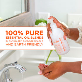 Sapadilla Grapefruit Bergamot hand soap pump showcasing easy dispensing.