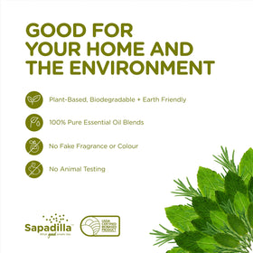 Sapadilla close-up of rich foam and gentle moisturizing lather.