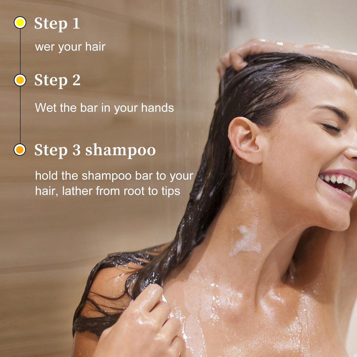 SAPHUS curly hair after use showing smoother, more manageable strands.