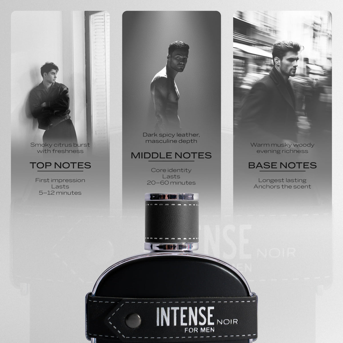 Sapil Intense Noir patchouli and musk depth for long-lasting scent