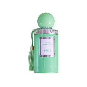 Sapil Yummy Pistachio Oud EDP bottle front showing long-lasting gourmand florals.