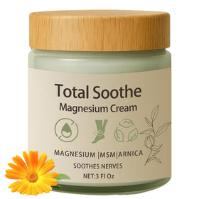 SAPURAIS Total Relief Magnesium Cream bottle for quick muscle comfort and skin nourishment