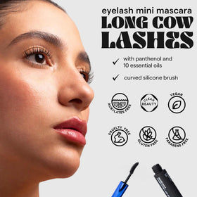 SARELLY mascara demonstrating buildable volume for drama