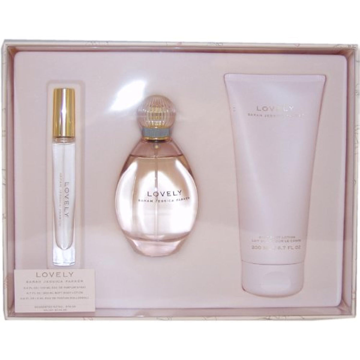 Sarah Jessica Parker Lovely 3 Count bottle with elegant design for casual wear.