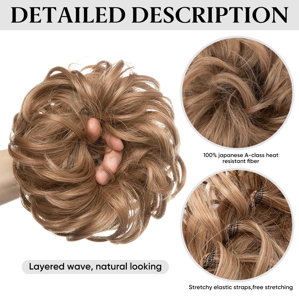 Sarla bun extension suited for quick, everyday wear