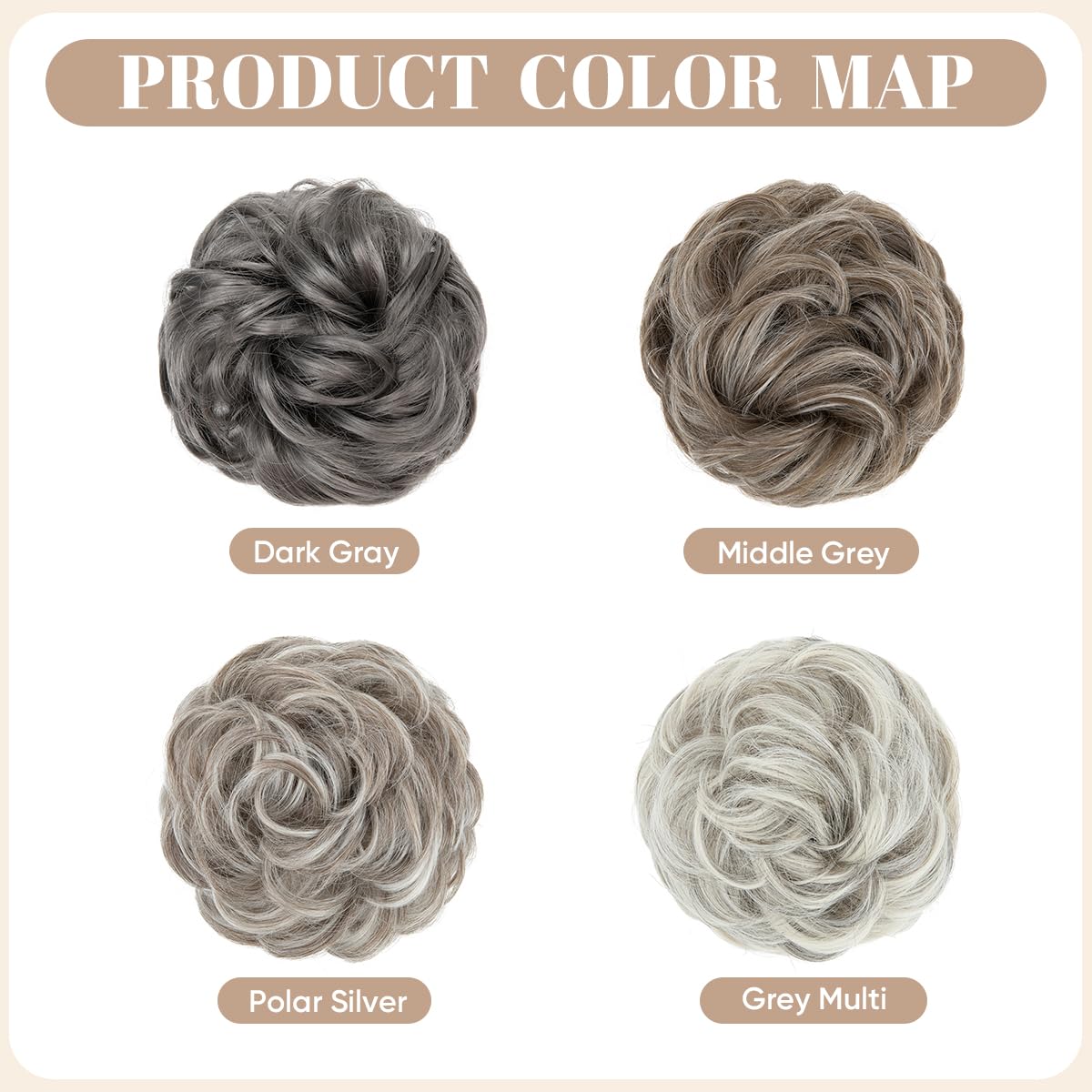 Sarla grey multi option on model demonstrates versatile styling