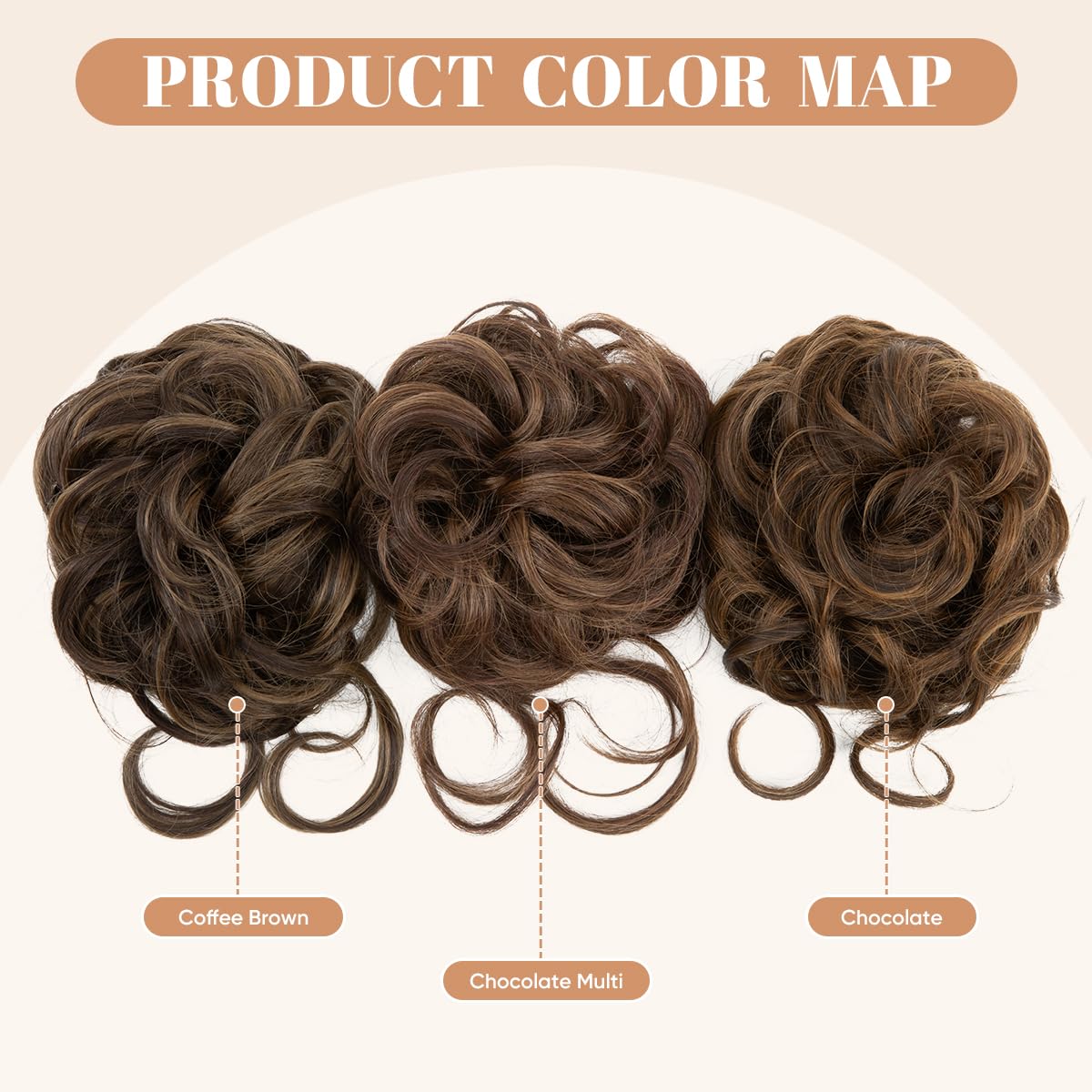 SARLA messy bun clip tendrils detail frames the face softly.