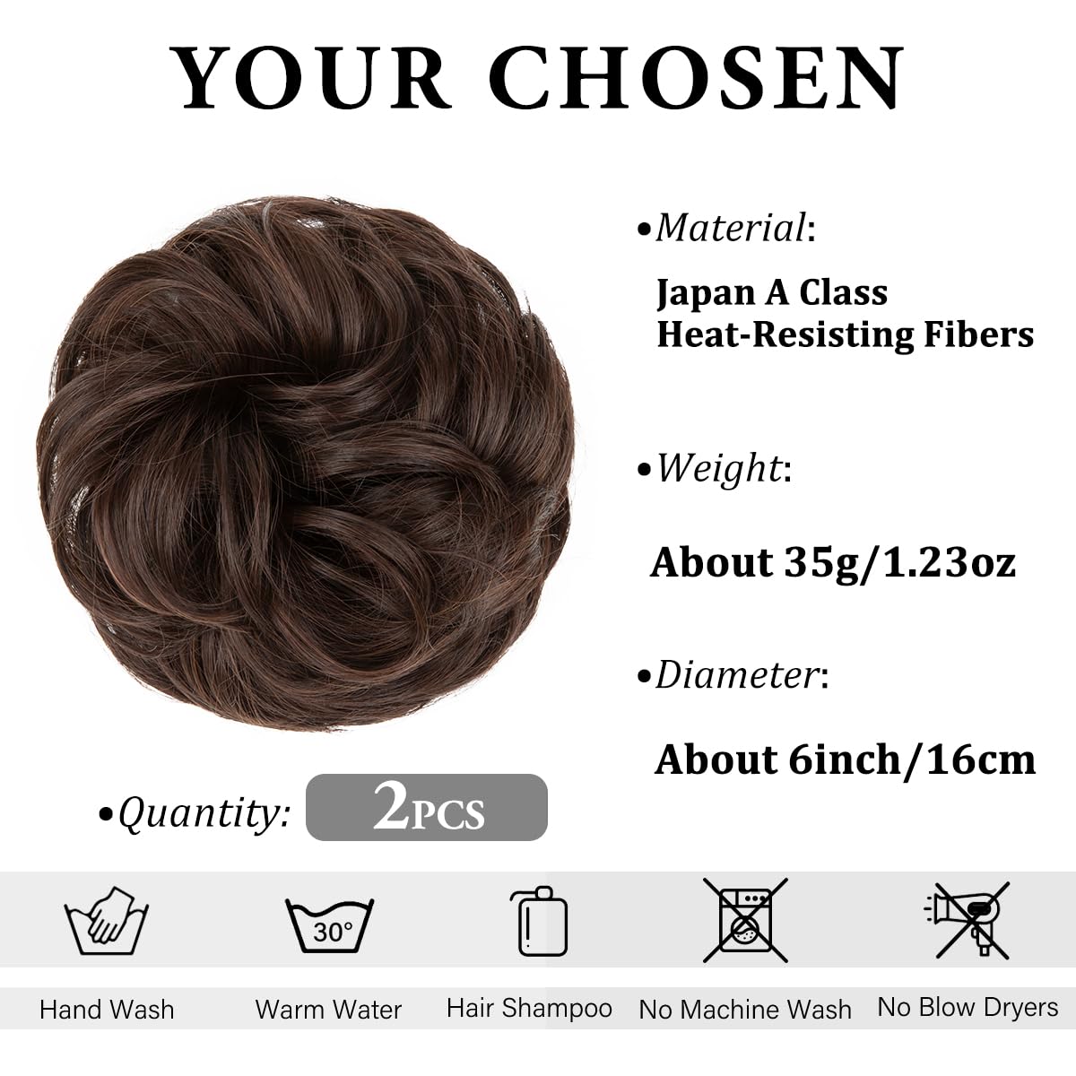 Sarla wavy curly synthetic fiber close-up: natural-looking texture and shine.