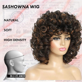 Sashowna daily wear wig offers comfortable, lightweight all-day use.