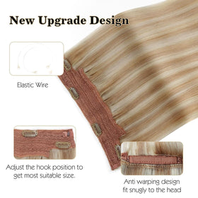 Sassina Adjustable Wire System fits most head shapes for comfort.