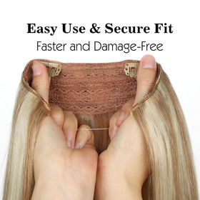 Sassina Natural Straight texture delivers a sleek, smooth finish.