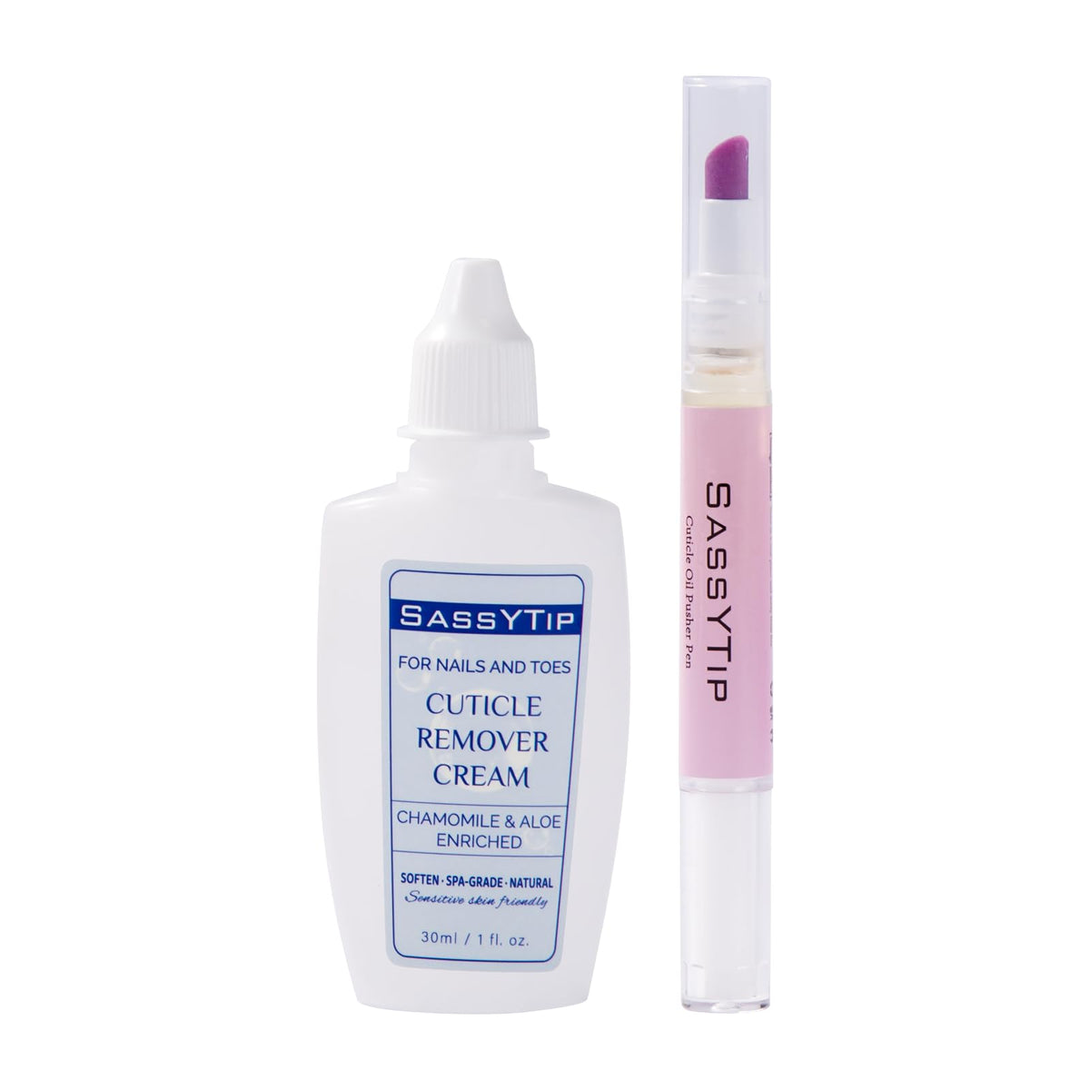 SASSYTIP ceramic-cuticle-pusher for precise cuticle work and neat edges.