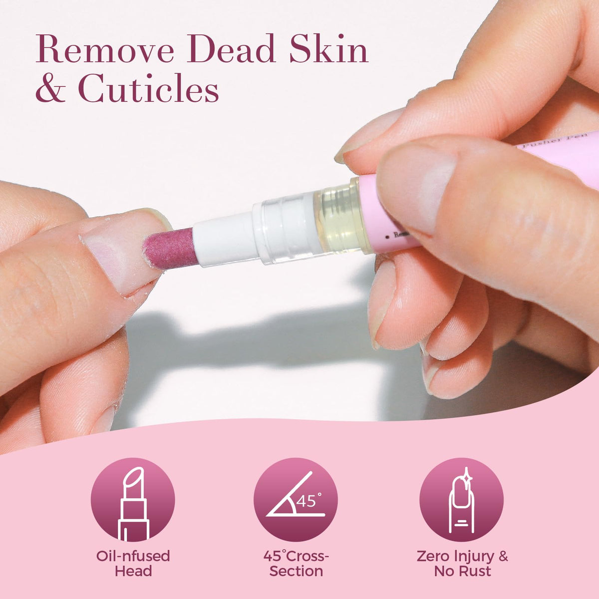 SASSYTIP cuticle-remover-gel-rose softens cuticles with rose scent.