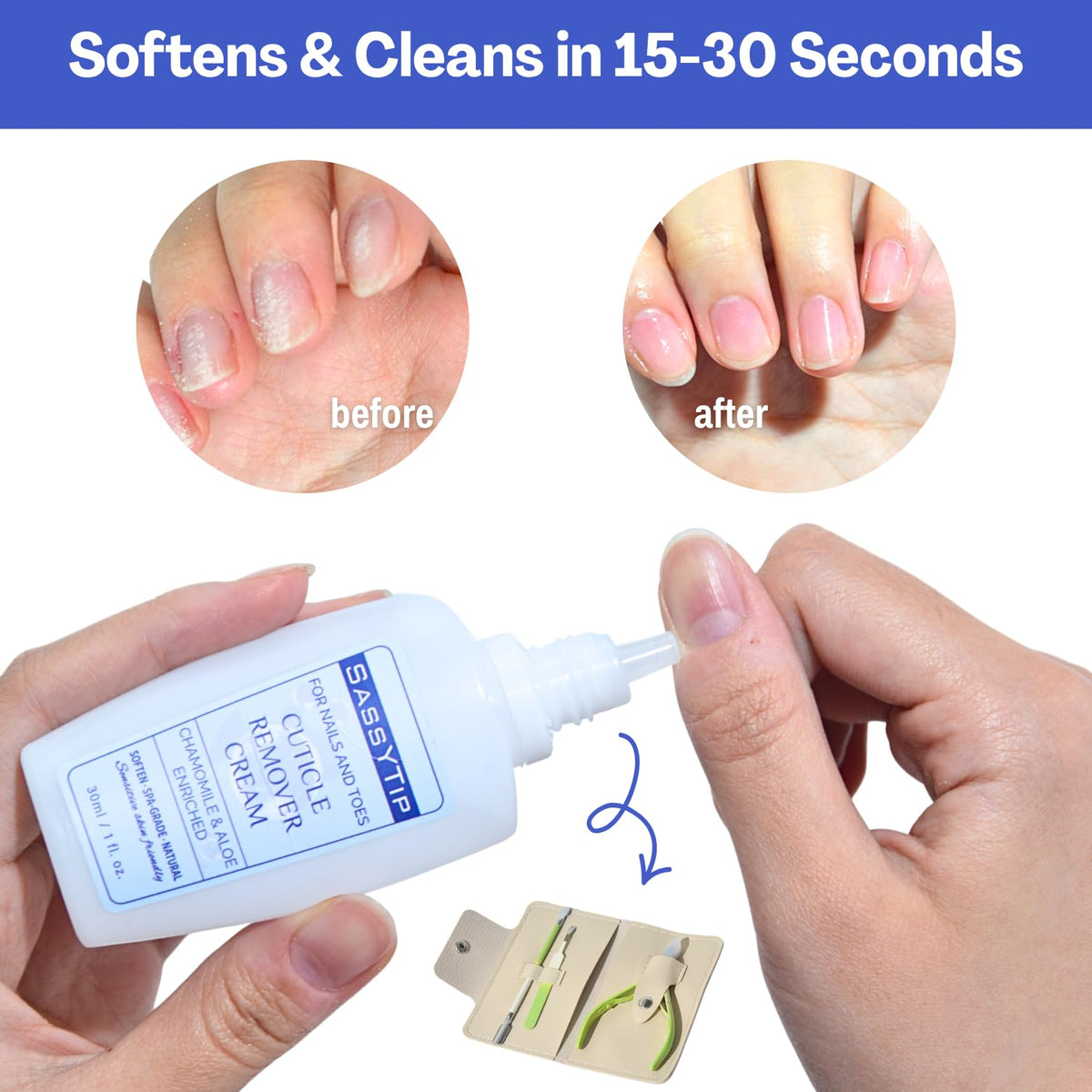 SASSYTIP portable-nail-care-kit ideal for quick at-home touch-ups.