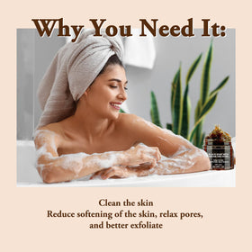 satasiam exfoliating kessa glove for gentle exfoliation