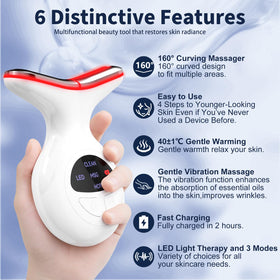 Satdally blue light for face care helps calm mild inflammation
