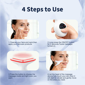 Satdally vibration massage relaxes facial muscles and skin
