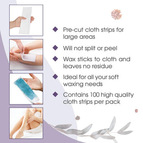 SATIN SMOOTH strip for arms delivers strong adhesion and smooth results
