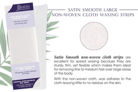 SATIN SMOOTH large strip for face provides gentle precision waxing