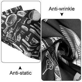 SATINIOR adjustable snap closure on the neck for a snug fit