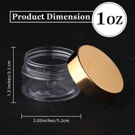 SATINIOR airtight lids with foam seals protect creams and prevent leaks during travel
