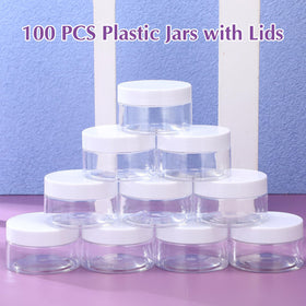 SATINIOR travel-ready jars in a bulk pack