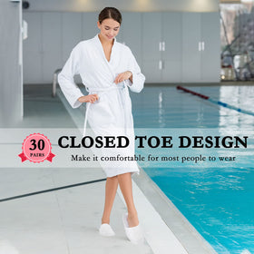 SATINIOR individually packaged slippers stay clean and sanitary