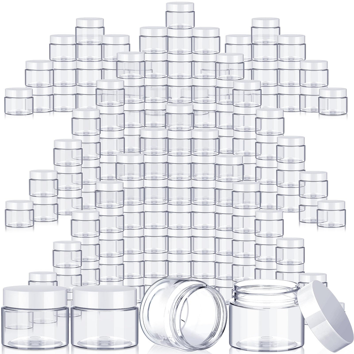 SATINIOR 2oz jar close-up for portable cosmetics storage