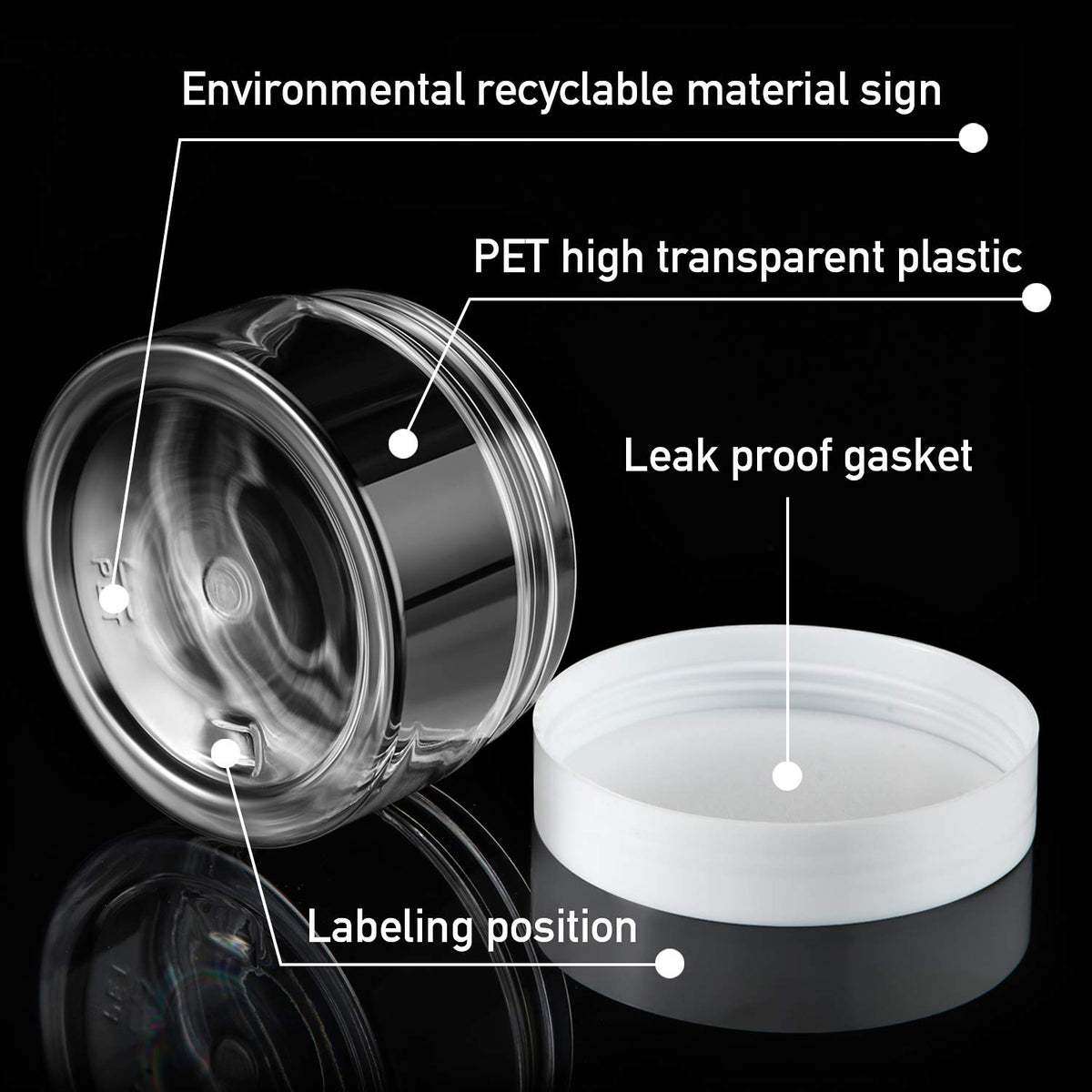 SATINIOR leak-proof lid keeps contents secure during travel or daily use.