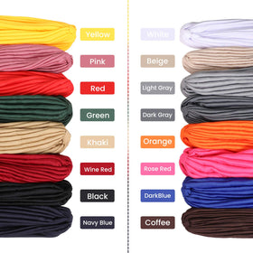 SATINIOR multi-color stretch turban, versatile styling for various occasions.