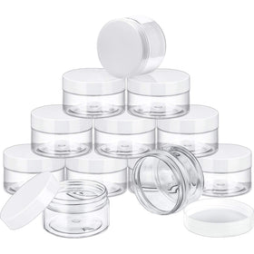 SATINIOR 4-ounce jars provide tidy, stackable organization for busy kitchens.